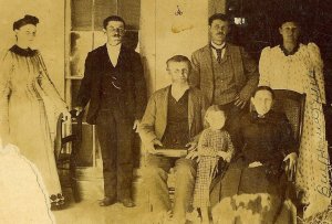 Seated - L J and Joannah Howell.  