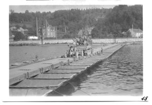 Crossing Meuse near Vise