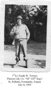 Frank Towers at St Pellerin Normandy